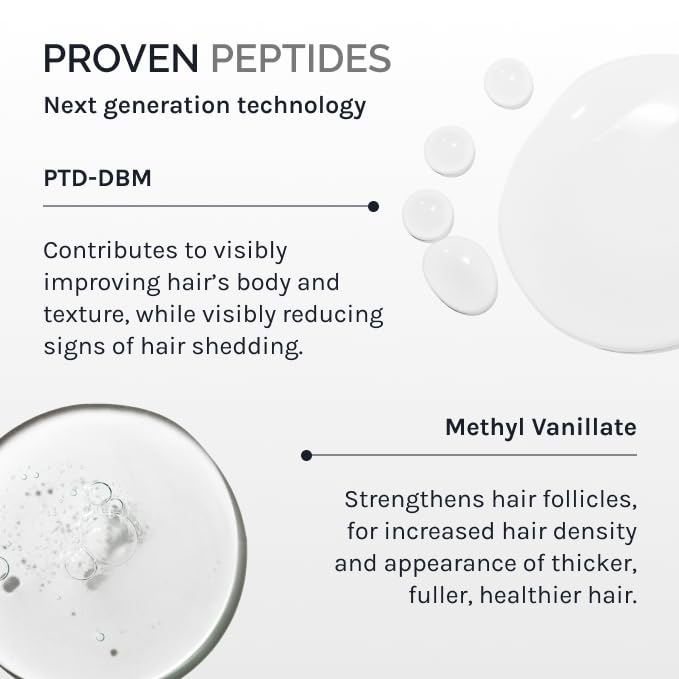 InfiniWell PTD-DBM Peptide Hair Serum for Fuller-Looking Hair - Scalp Treatment for Visible Growth