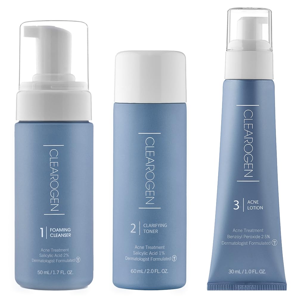 Acne Treatment Kit, Acne Kit, Skin Care Acne, Acne Skin Care Set, Natural Anti-DHT Deluxe Set