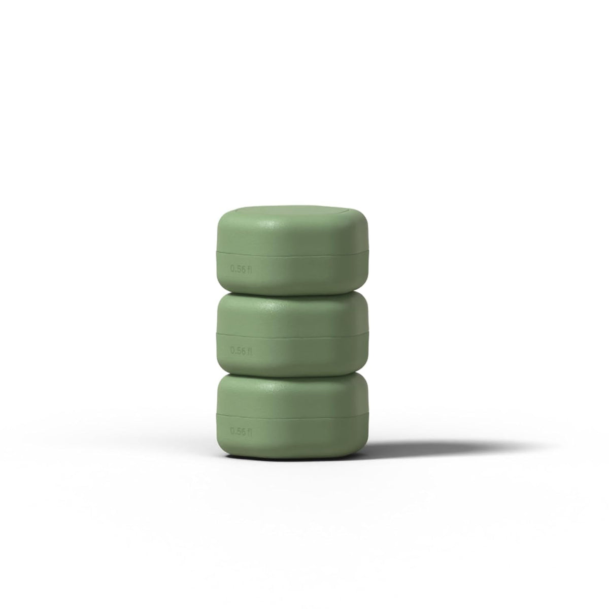 Cadence Travel Containers Basic Skincare Set - Magnetic Containers with Lids,Carry On Travel