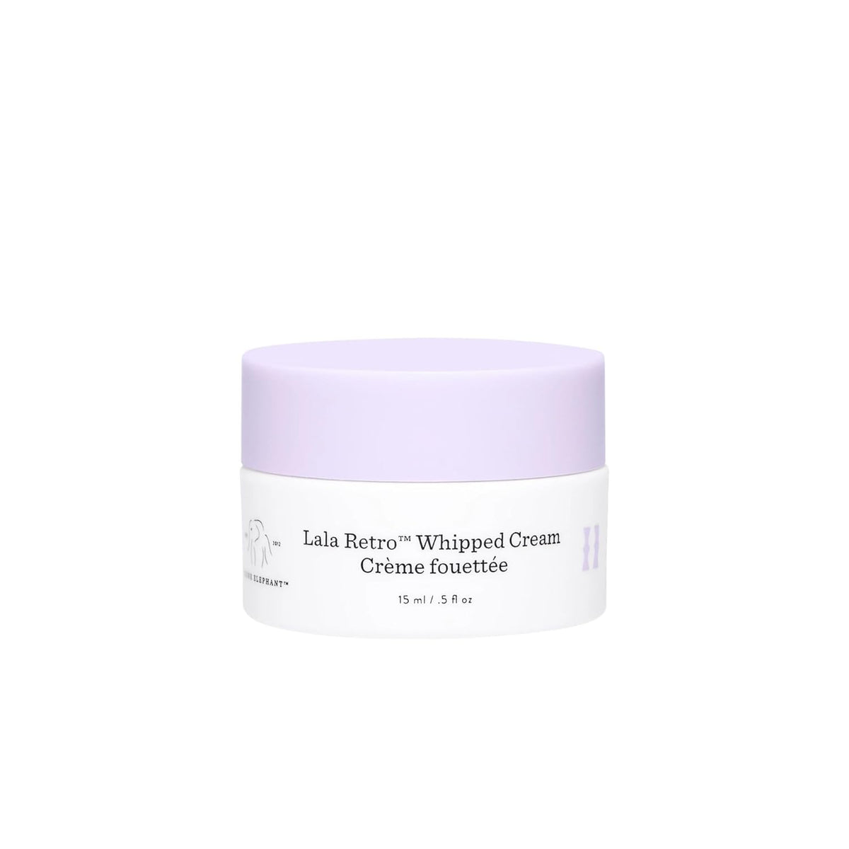 Drunk Elephant Lala Retro Whipped Cream - 15 ml/.5 fl oz - Ceramide Moisturizer - Clean Clinical