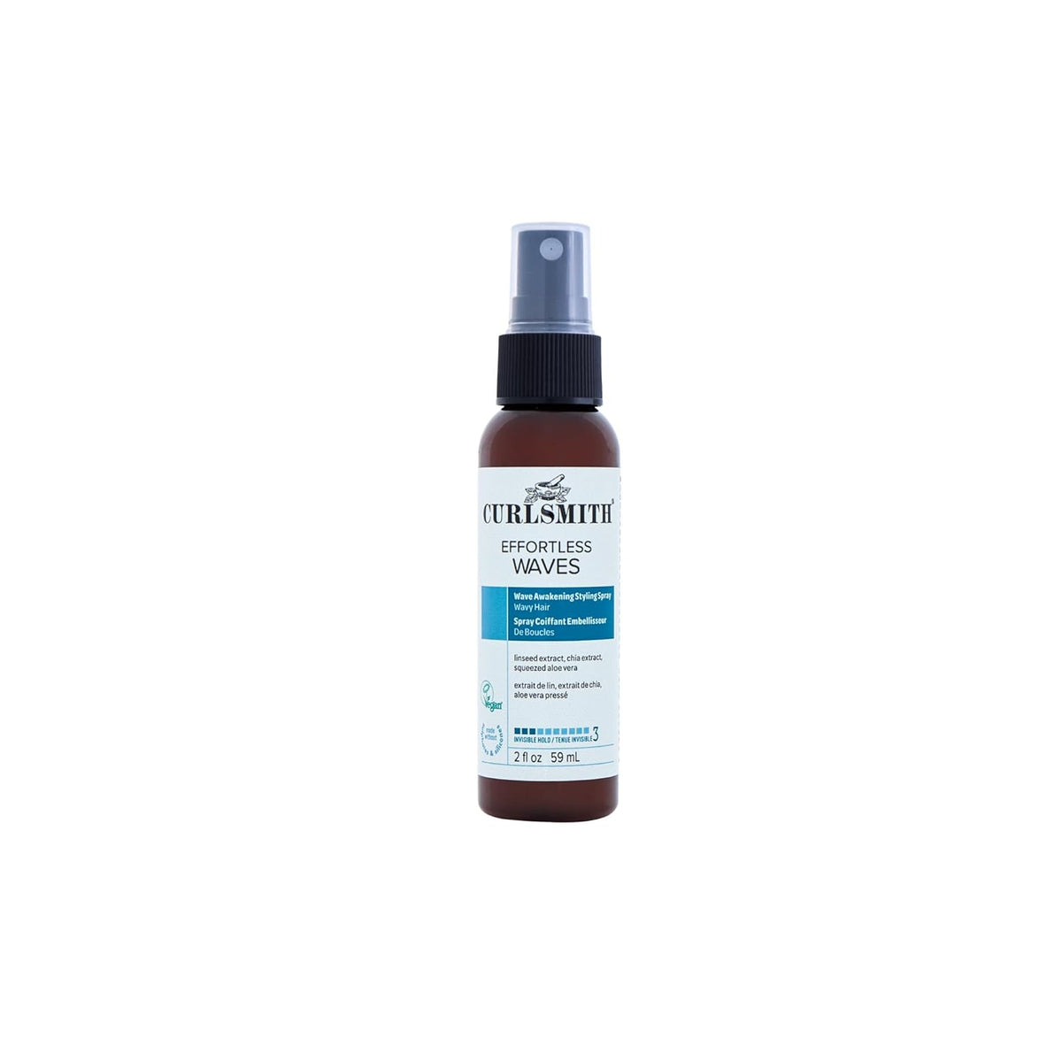 CURLSMITH - Effortless Waves Styling Spray, Lightweight and Moisturising, Reduce Frizz, Natural