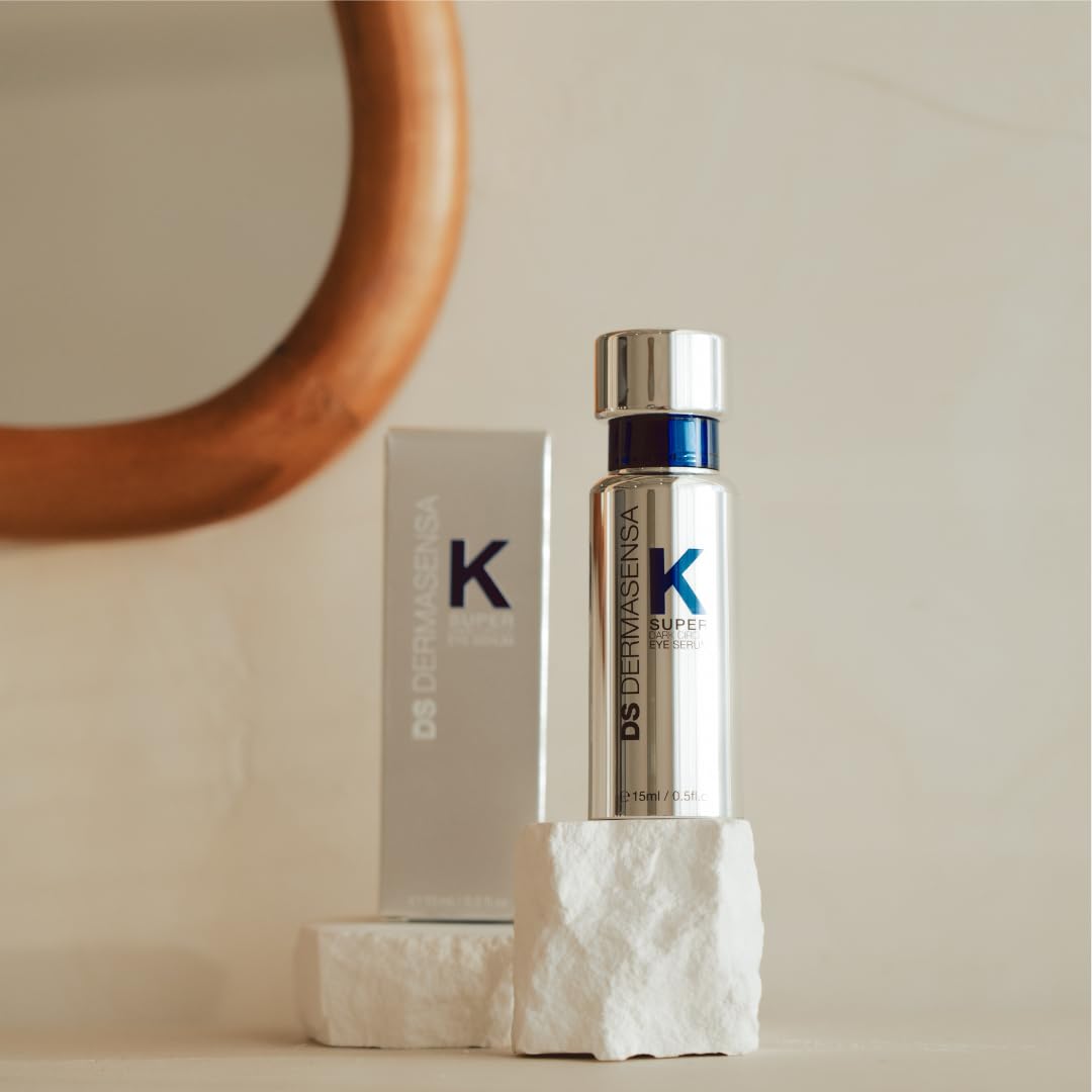 DS Dermasensa K Super Eye Serum, 0.5 fl oz (15ml) – Vitamin K & Arnica Formula for Dark Circles &