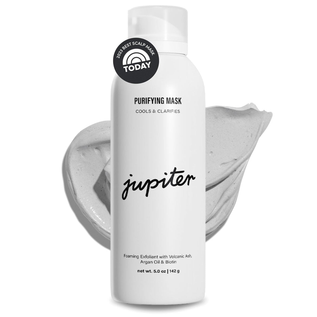 Jupiter Scalp Mask, Volcanic Ash for Exfoliation and Oil Absorption, Weekly Reset for Dry Itchy