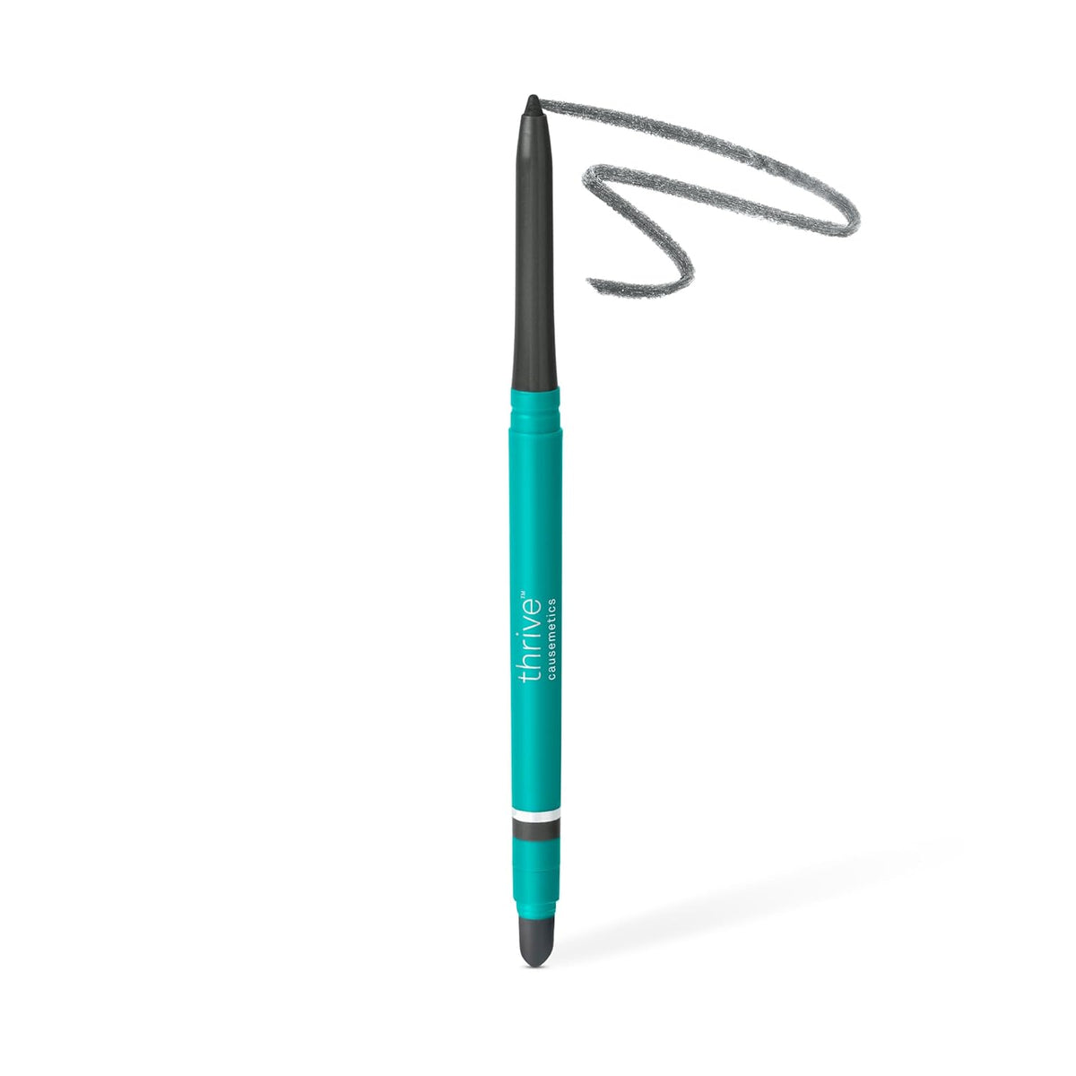 Thrive Causemetics Infinity Waterproof Eyeliner Pencil, Built In Sharpener & Smudge Tip, Long