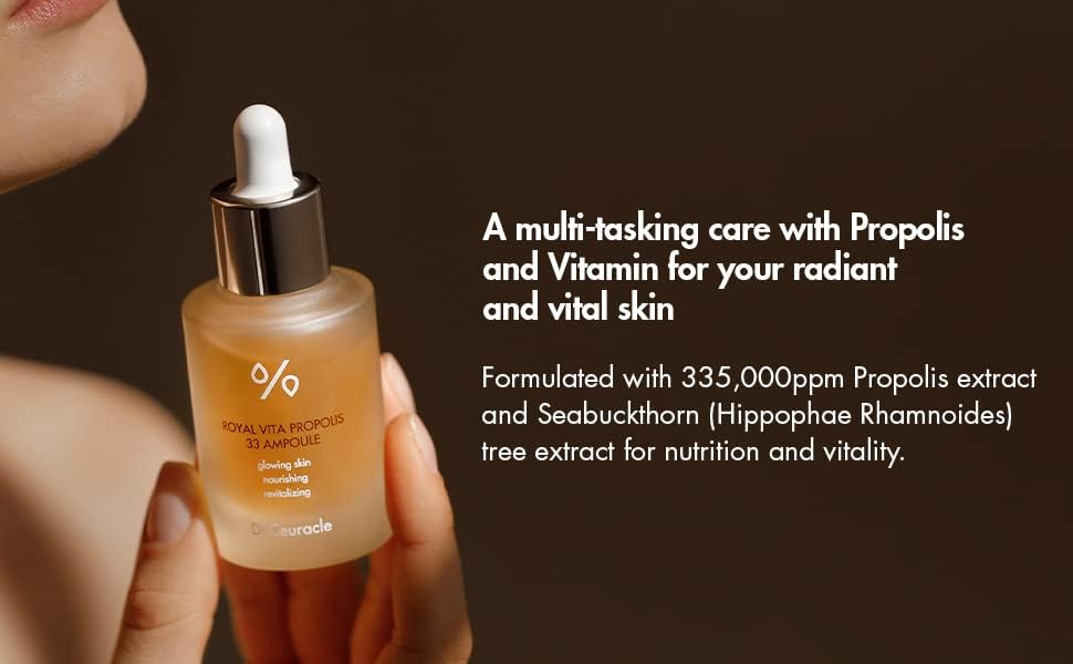 Dr.Ceuracle Royal Vita Propolis 33 Ampoule (30ml / 1.01 fl. oz.) - Ultimate Glow and Nourish