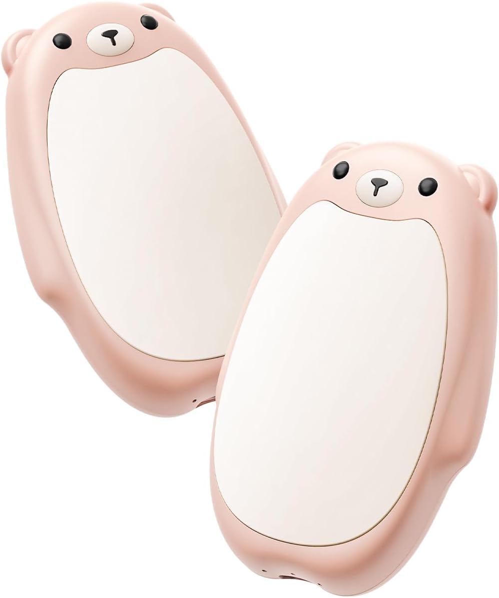 SWEETFULL Hand Warmers Rechargeable – Cute Bear, 2 Pack Magnetic Hot Hands, Reusable Electric