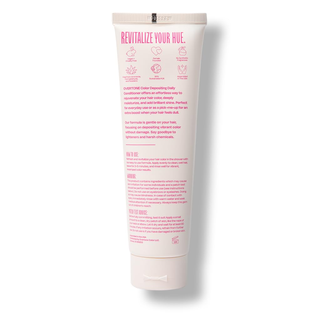 oVertone Daily Color Depositing Conditioner: 4.5oz Temporary Coloring Conditioner w/Shea Butter &