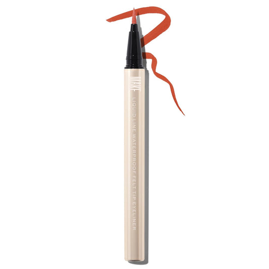 MAKE Beauty Liquid Line Waterproof Liquid Eyeliner Pen. Smudge-Proof Felt Tip for Precise