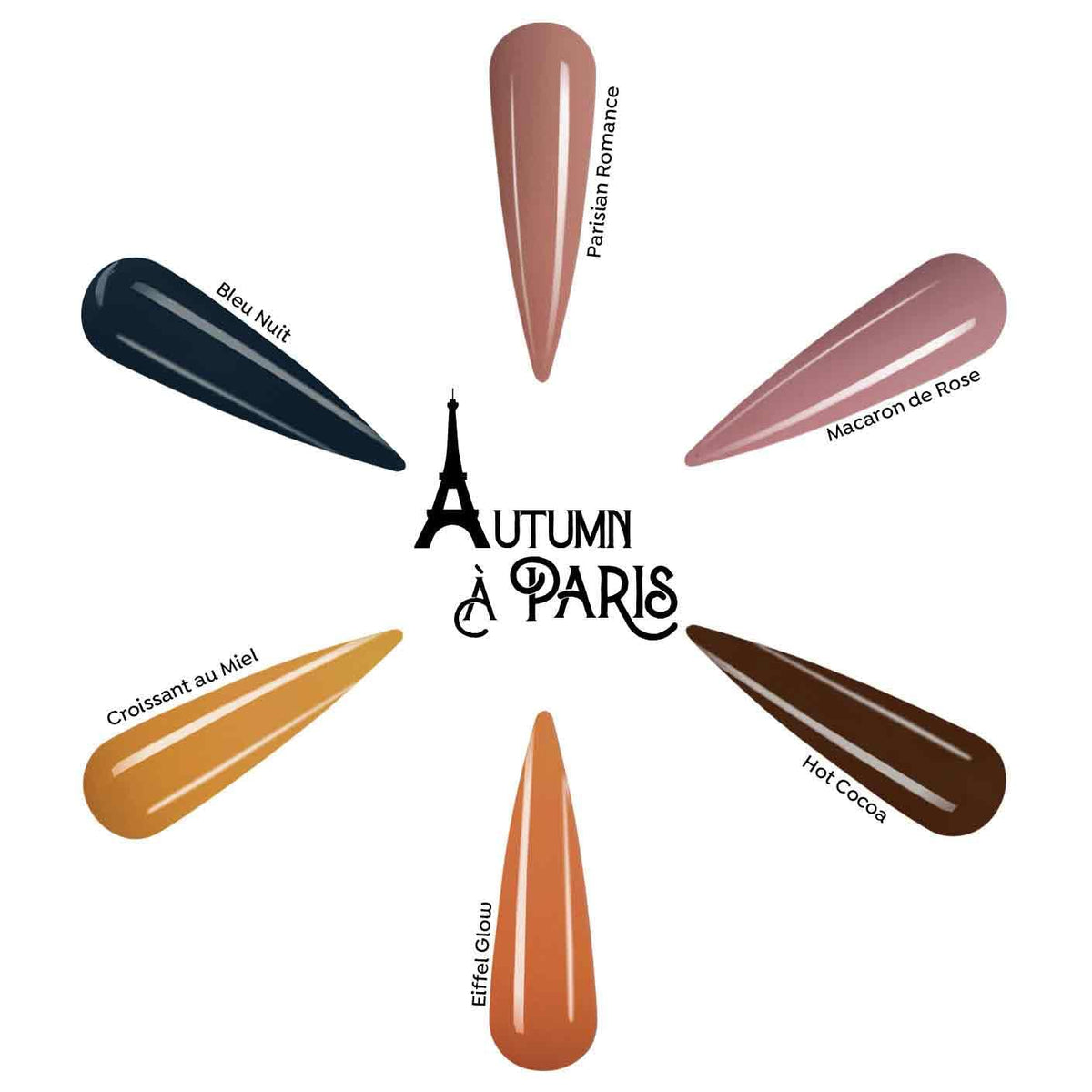 Tones Coverland Acrylic Nail Powder "Croissant au Miel" - Limited Edition Acrylic Powder for Nail