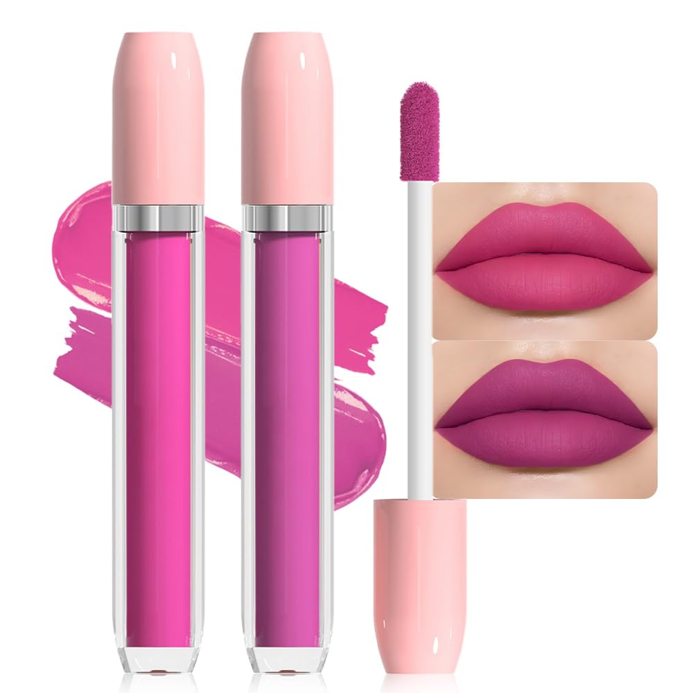 BINGBRUSH Super Matte Longwear No-Budge Stay On Smudge Proof Liquid Lipstick Long Lasting Makeup