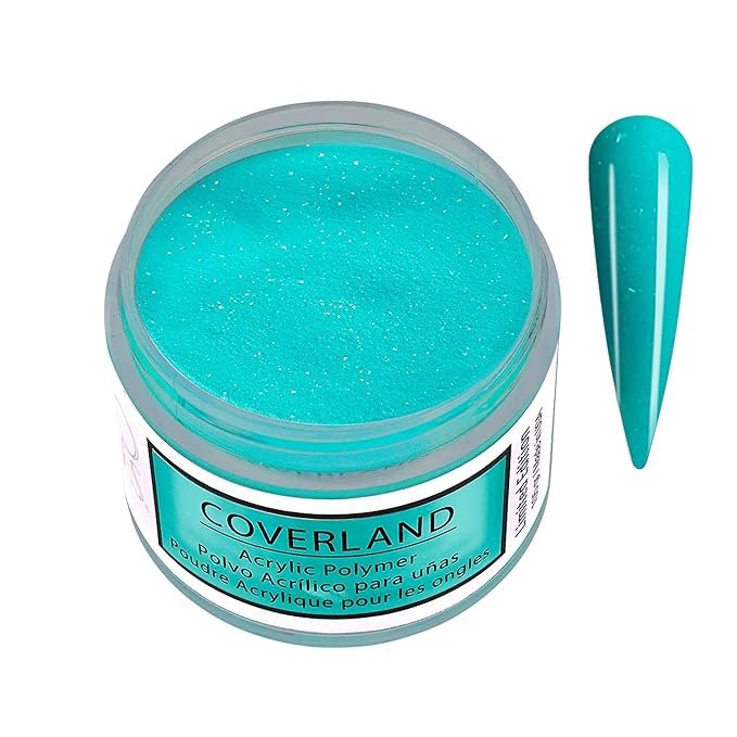 Tones Coverland Acrylic Nail Powder "Teal" - Limited Edition Acrylic Powder for Nail Design