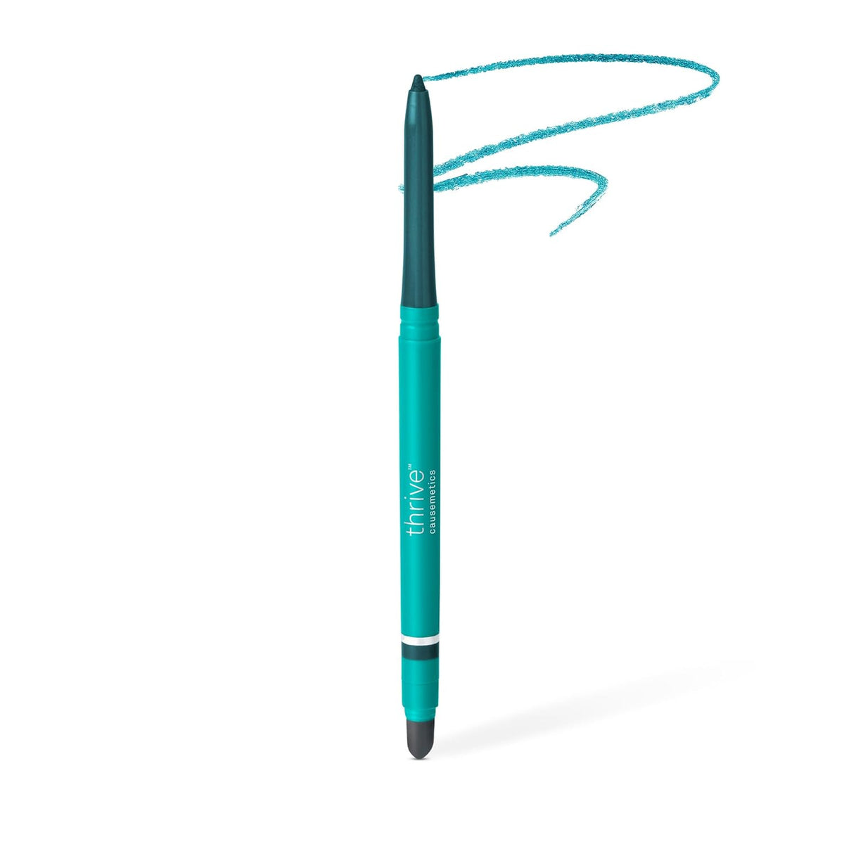 Thrive Causemetics Infinity Waterproof Eyeliner Pencil, Built In Sharpener & Smudge Tip, Long
