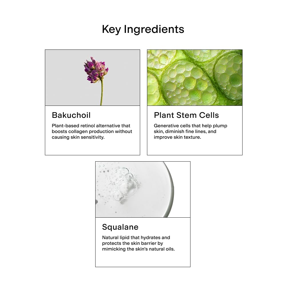 CLEARSTEM - HYDRAGLOW Stem Cell Moisturizer - Bakuchiol + Squalene - Youthful Skin Face Moisturizer