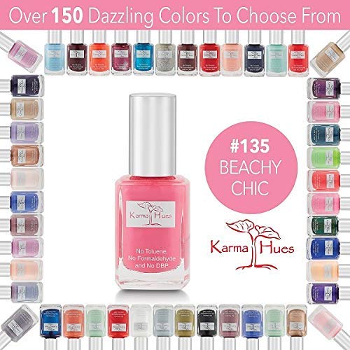 Karma Organic Natural Nail Polish-Non-Toxic Nail Art, Vegan and Cruelty-Free Nail Paint (Beachy