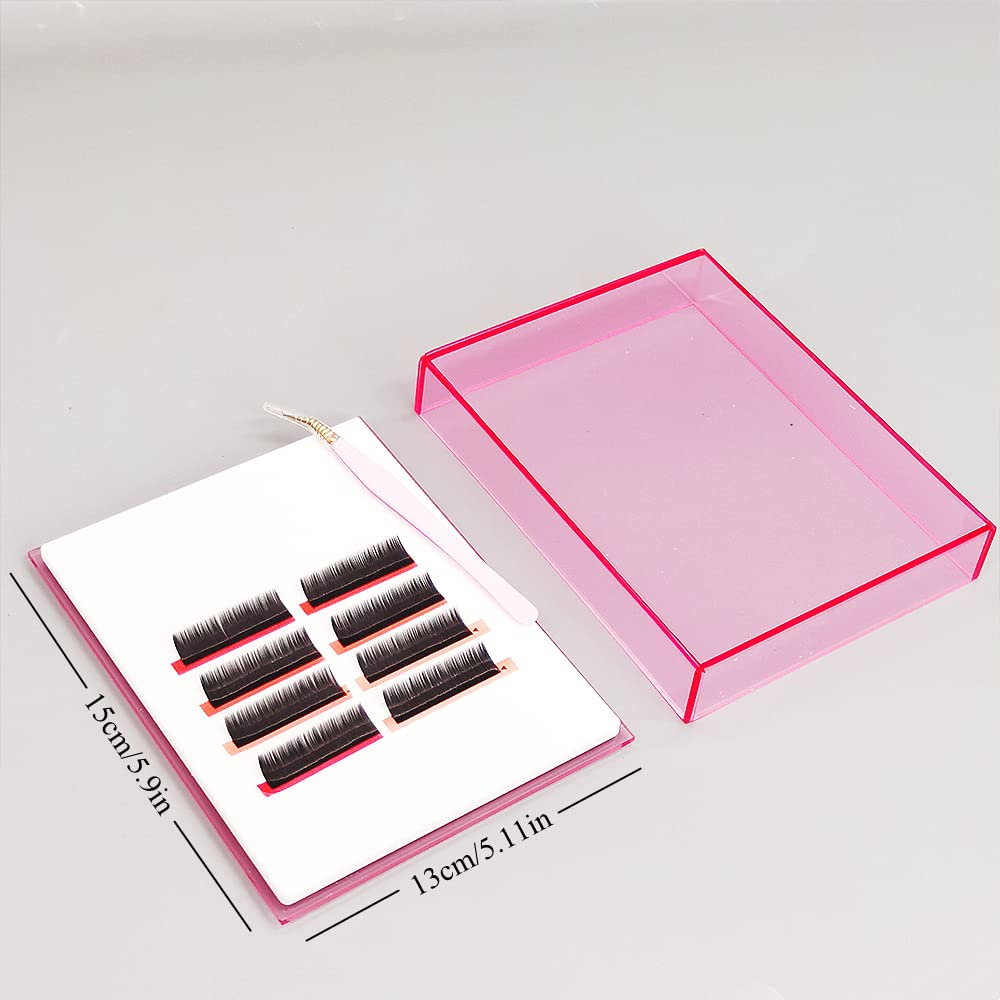 Grafting False Eyelash Acrylic Extension Pallet Organizer, Eyelash Extension Glue Tweezers Plate