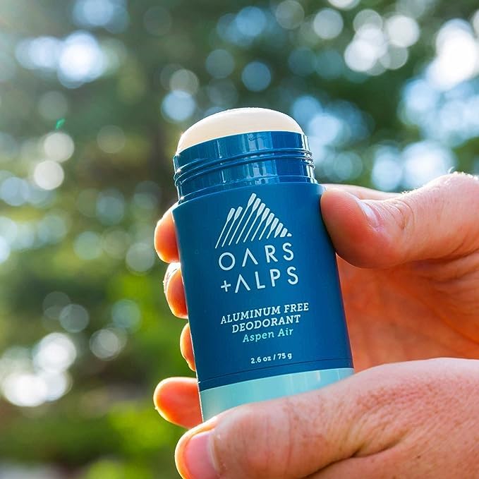 Oars + Alps Aluminum Free Deodorant for Men and Women, Dermatologist Tested and Made with Clean