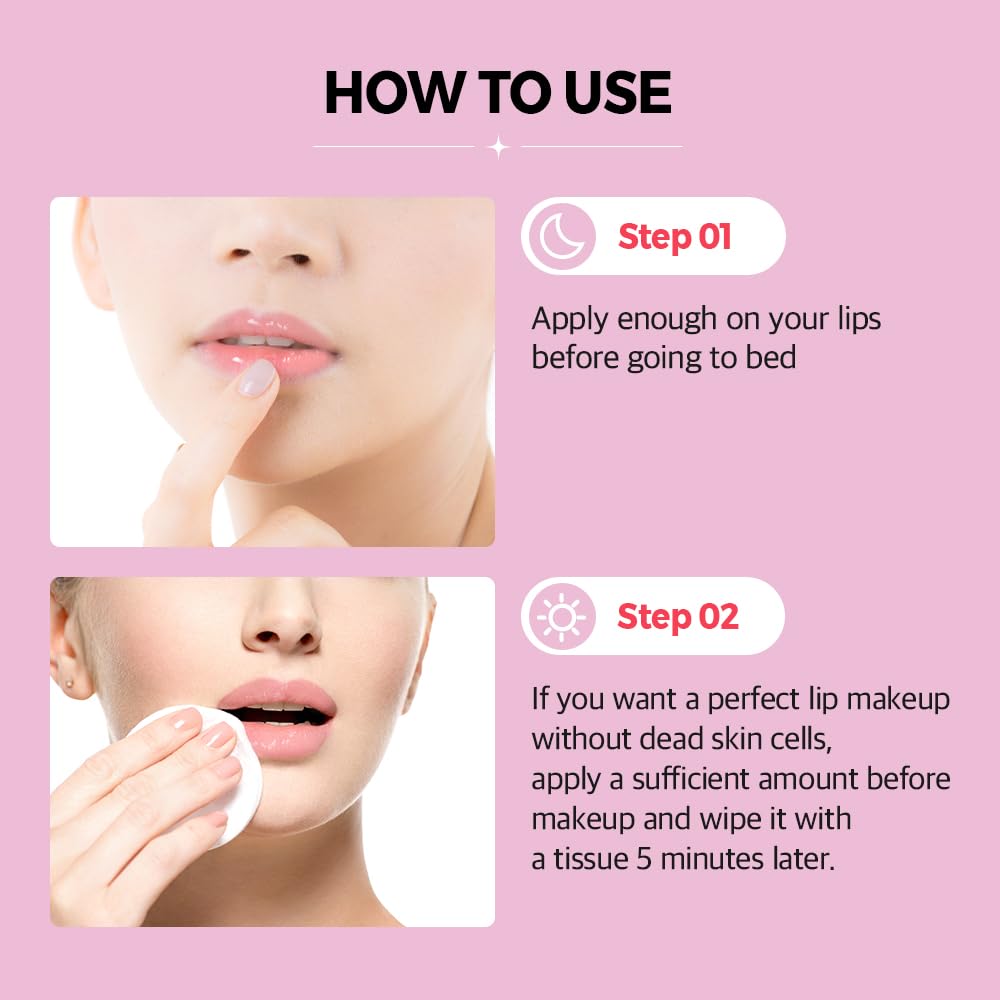 Klavuu Lip Mask Sleeping Pack (0.7oz) – Overnight Deep Hydrating Korean Lip Balm Treatment for Very