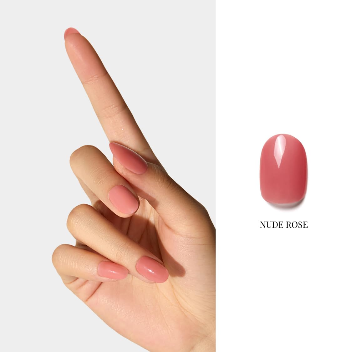 NAILOG One Step Gel Nail Polish 12ml Top Coat Color Gel Base 3-In-1 Formula Soak Off UV Gel Polish