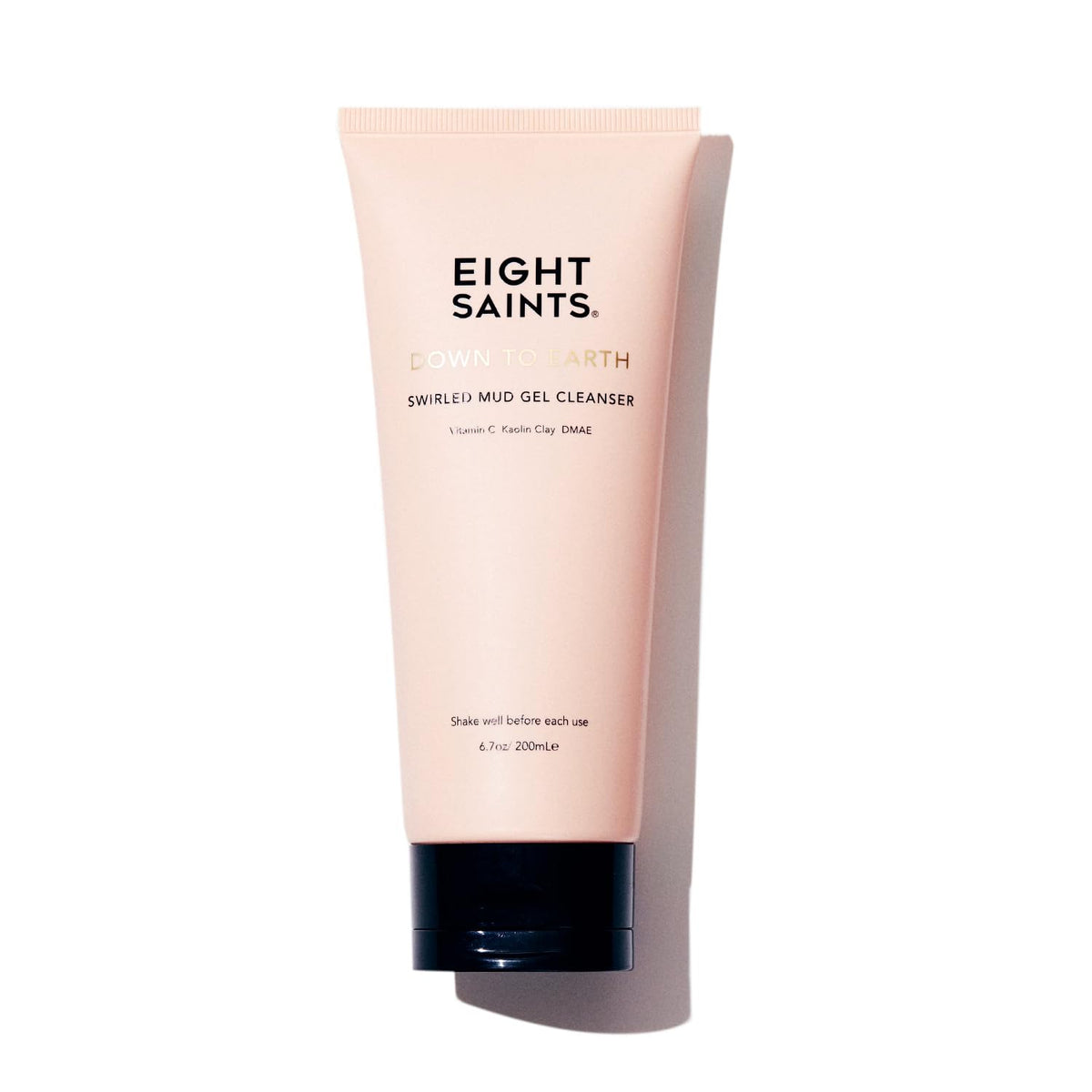 Eight Saints Down To Earth Mud Gel Face Wash, Natural and Organic, Gentle and Effective Daily Anti