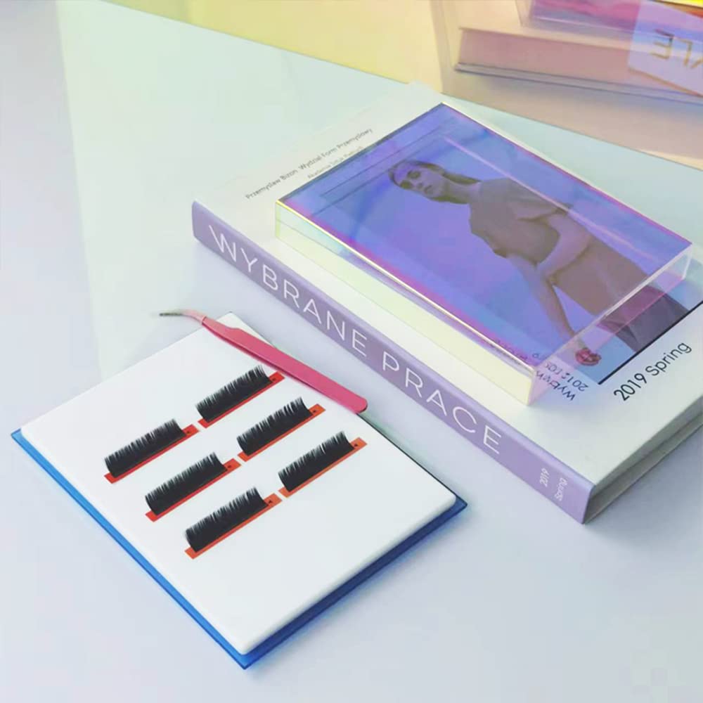 Grafting False Eyelash Acrylic Extension Pallet Organizer, Eyelash Extension Glue Tweezers Plate