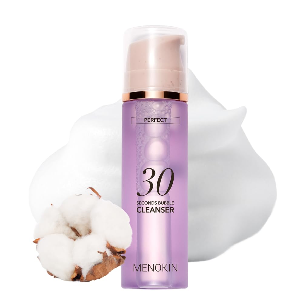 MENOKIN Cotton Cloud Bubble Cleanser [Perfect] EGF Skin Repair, Remove Impurities, Low pH for