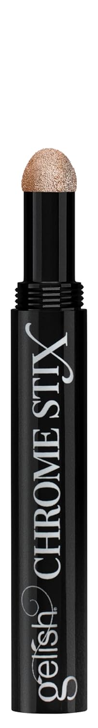 Gelish Chrome Stix, Chrome Nail Powder, Nail Art for Stunning Metallic Finish, Long-Lasting, Easy