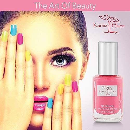 Karma Organic Natural Nail Polish-Non-Toxic Nail Art, Vegan and Cruelty-Free Nail Paint (Beachy