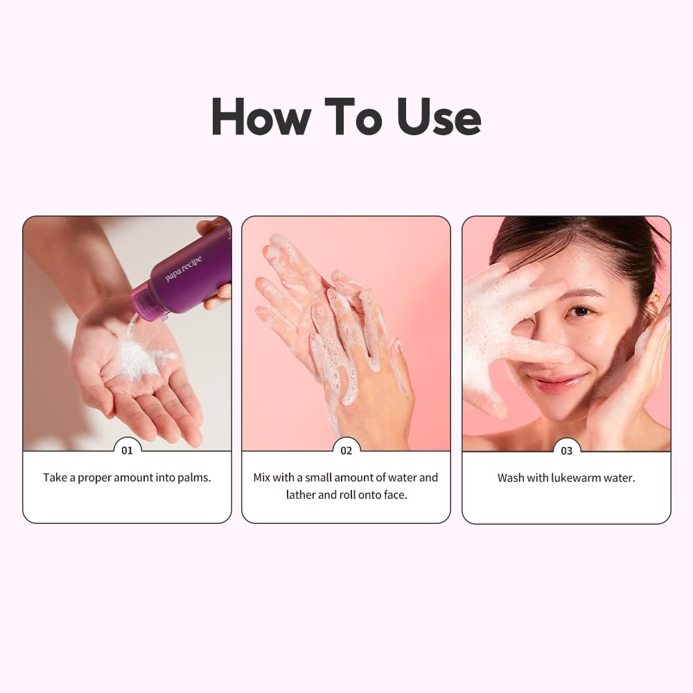 Papa Recipe Eggplant Enzyme Powder Cleanser – Triple Exfoliation with AHA, BHA, PHA – Low pH Korean