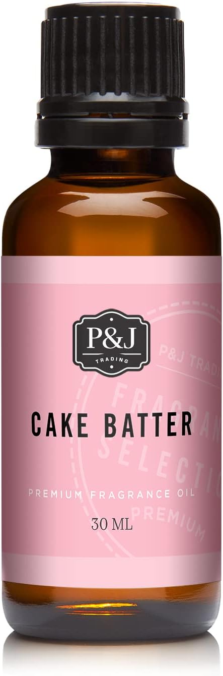 P&J Trading - Cake Batter Scented Oil 30ml - Fragrance Oil for Candle Making, Soap Making, Diffuser