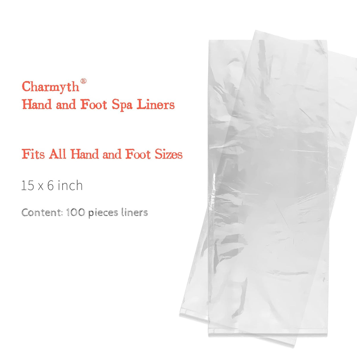 Liners Hand or Foot Disposable Thermal Heated Mitt Liners Paraffin Bath Treatments Bags Plastic