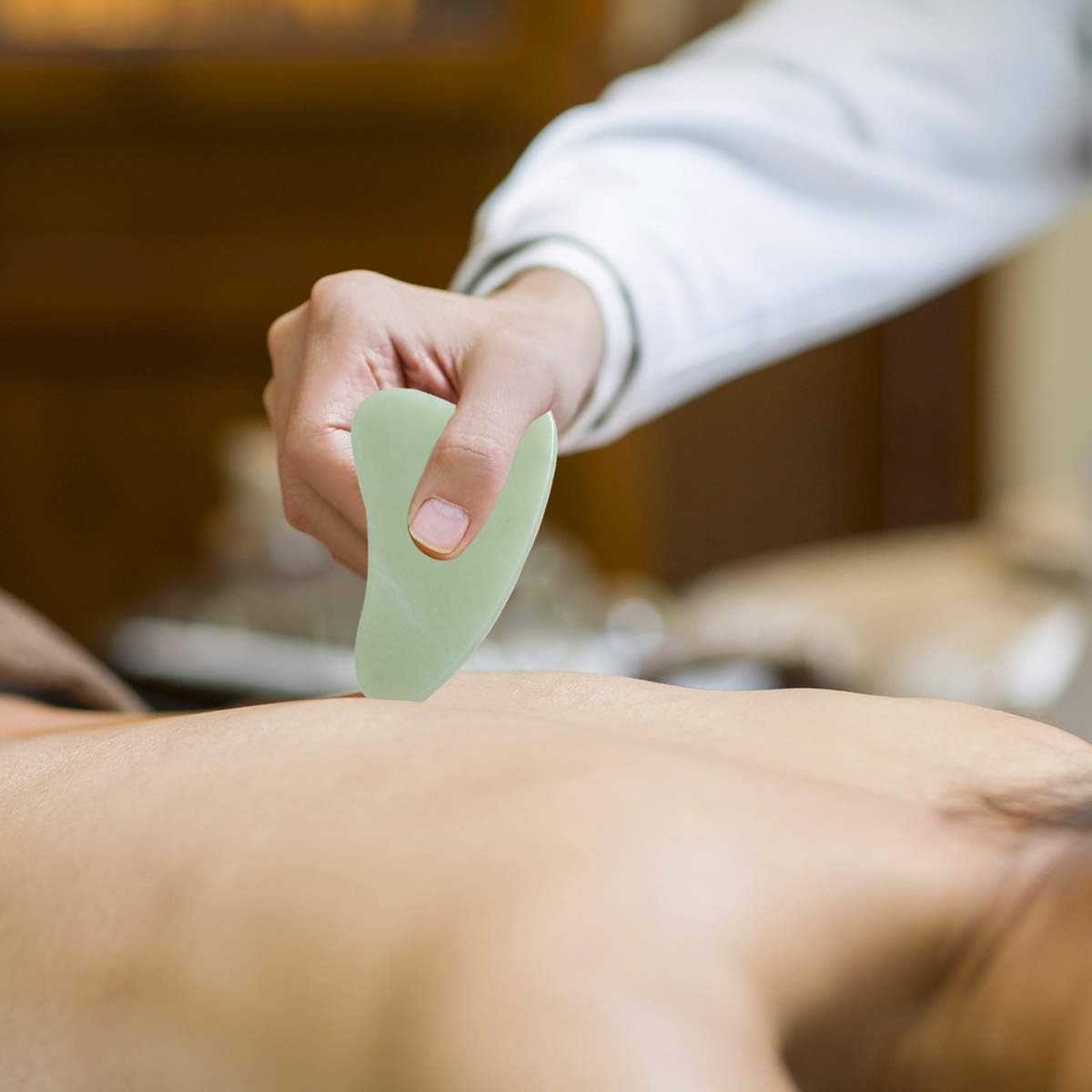 Gua Sha Facial Tools Guasha Tool Gua Sha Jade Stone for Face Skincare Facial Body Acupuncture