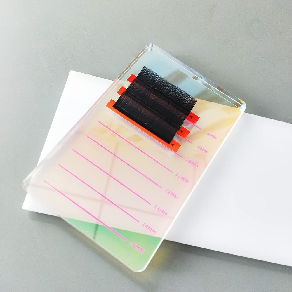 Grafting False Eyelash Acrylic Extension Pallet, Eyelash Extension Glue Tweezers Plate Pad Makeup