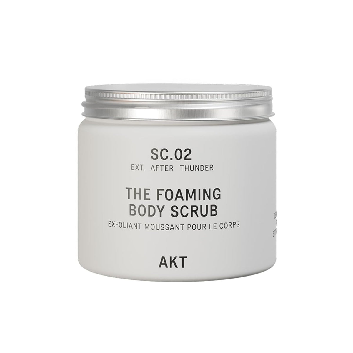 AKT The Foaming Body Scrub 8.4 Fl Oz, Skin Exfoliator, Body Scrub with Rice & Sugar, Papaya &