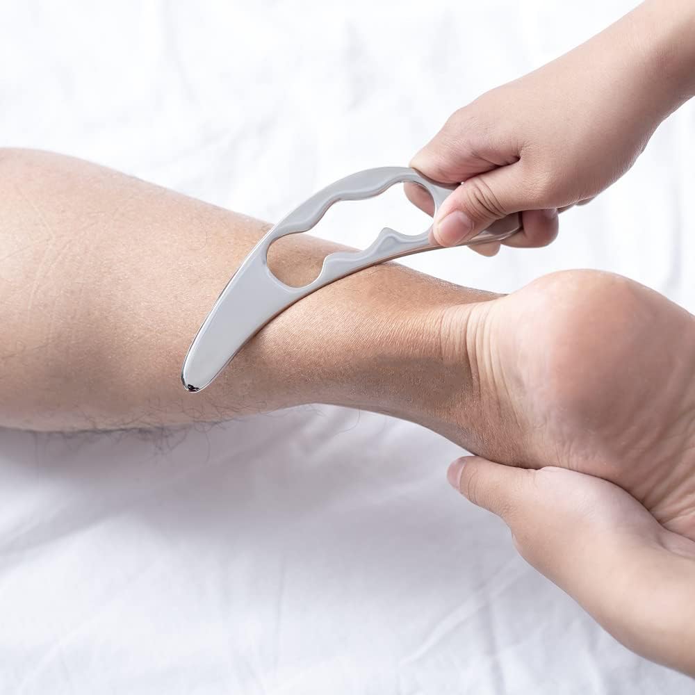 Feelfree Stainless Steel Guasha Scraping Massage Tool for Soft Tissue, Physical Therapy Stuff Used