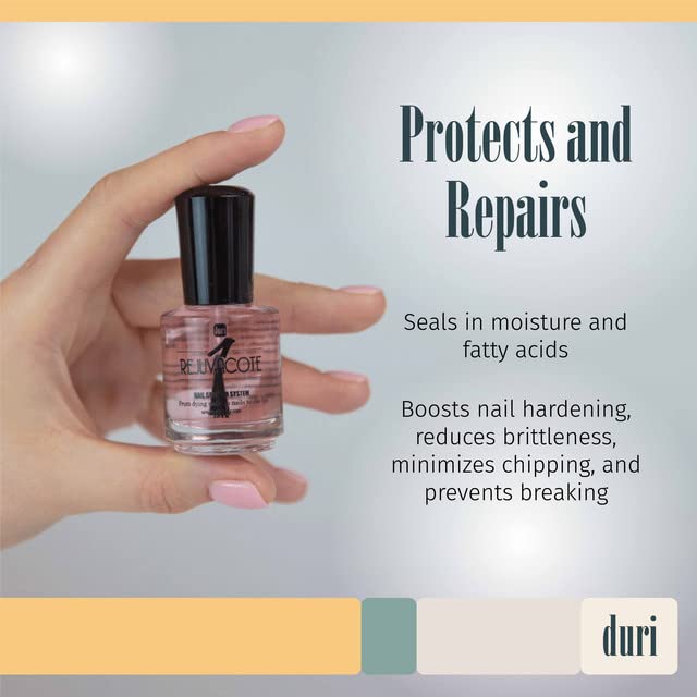 duri Rejuvacote 1 Nail Growth System - Original Maximum Strength Formula - Nail Strengthener and
