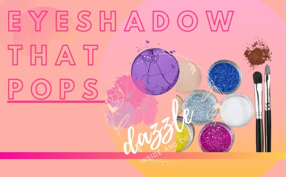 Mardi Gras Shimmering Purple Pink Violet Pressed Powder Single Vegan Eyeshadow; Talc, Paraben &