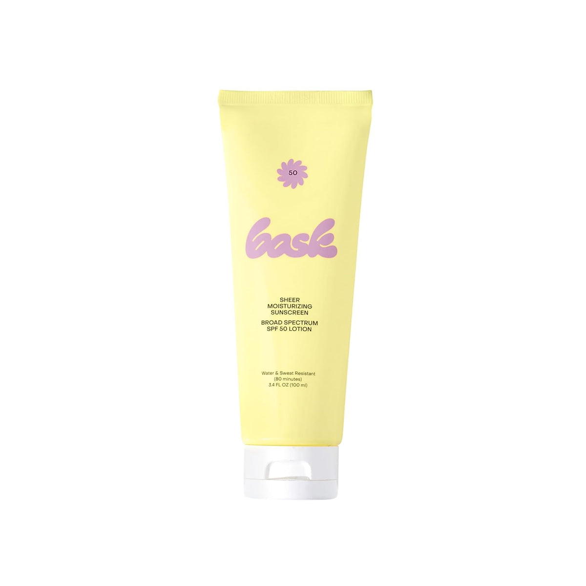 Bask Suncare SPF 50 Sheer Moisturizing Sunscreen Lotion - Broad Spectrum UVA/UVB Protection
