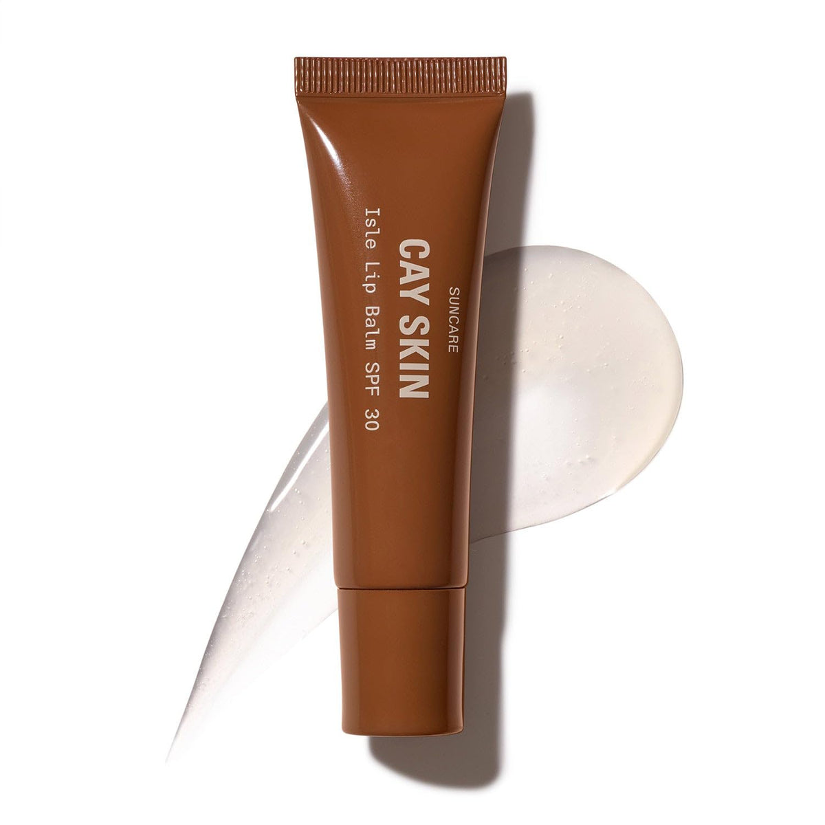 Cay Skin Isle Lip Balm SPF 30 – High Shine, Hydrating + Sheer Lip Gloss in Vanilla Brown Sugar