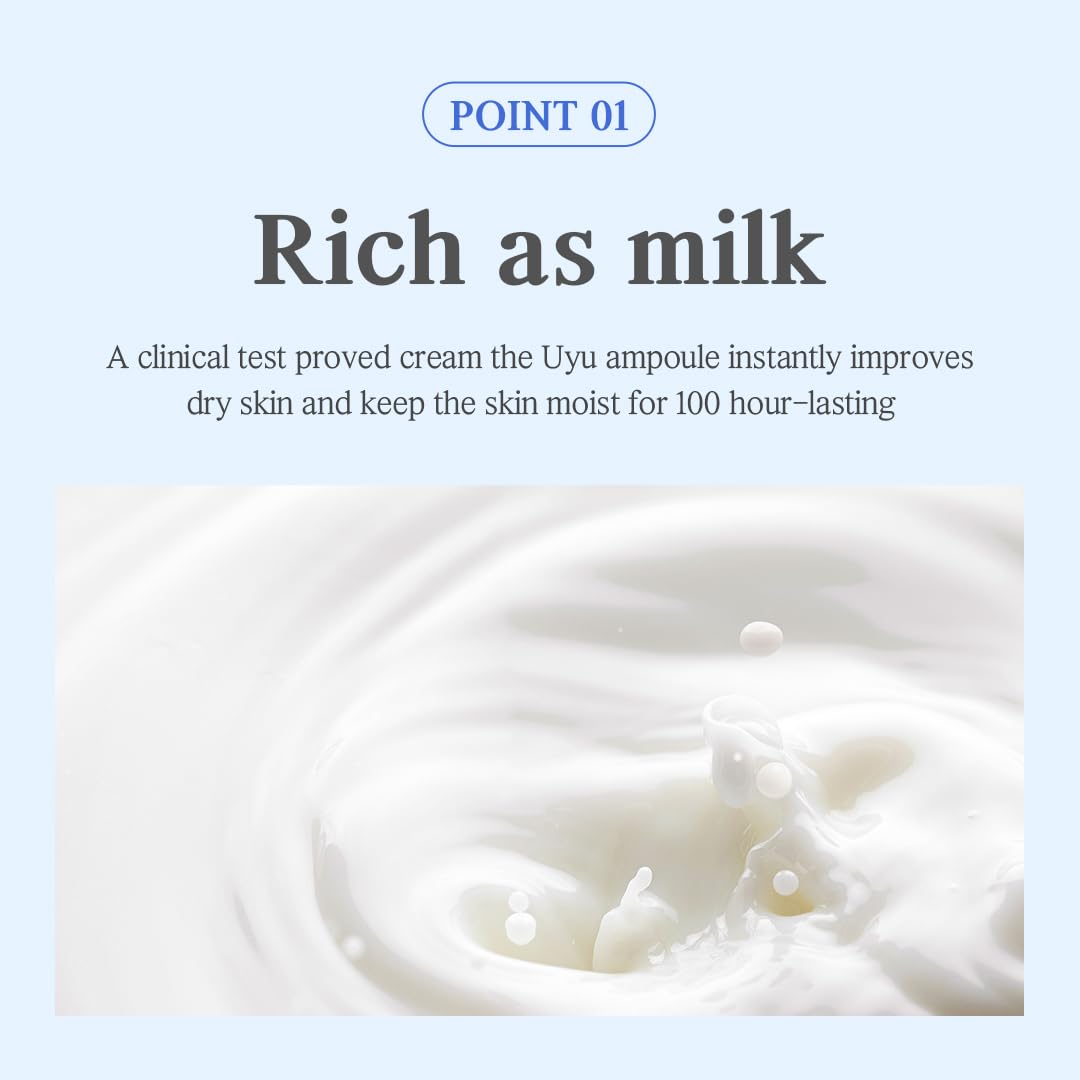 NACIFIC] Uyu Cream Ampoule 1.69fl. oz. 50ml with Jeju milk extract Essence Ceramide 5 complex