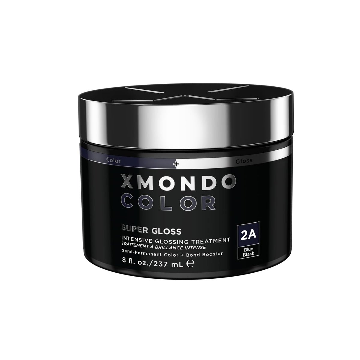 XMONDO Color Blue Black Color Depositing Mask & Semi-Permanent Hair Dye Super Gloss Infused with