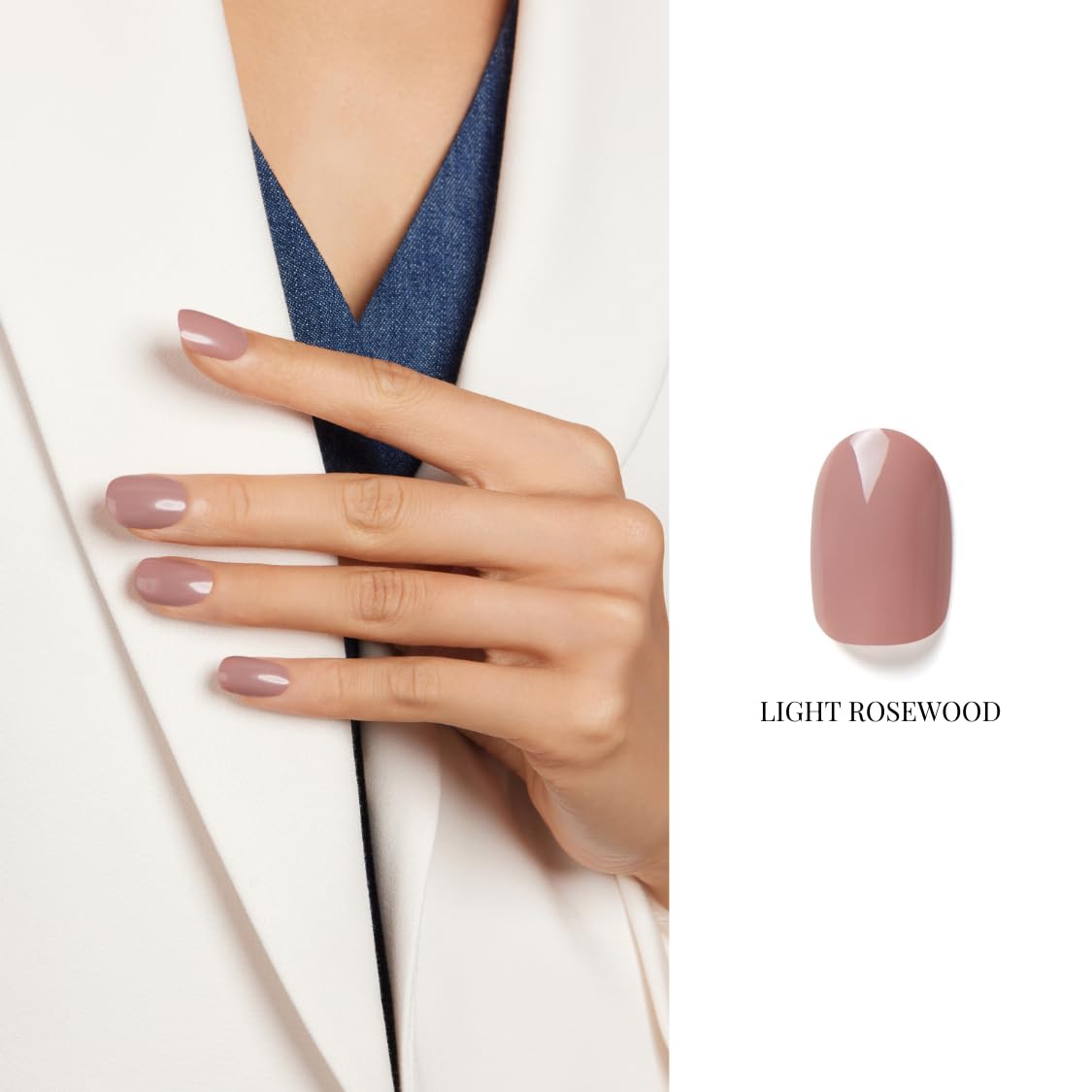NAILOG One Step Nude Gel Nail Polish 12ml Top Coat Color Gel Base 3-In-1 Formula Soak Off UV Gel