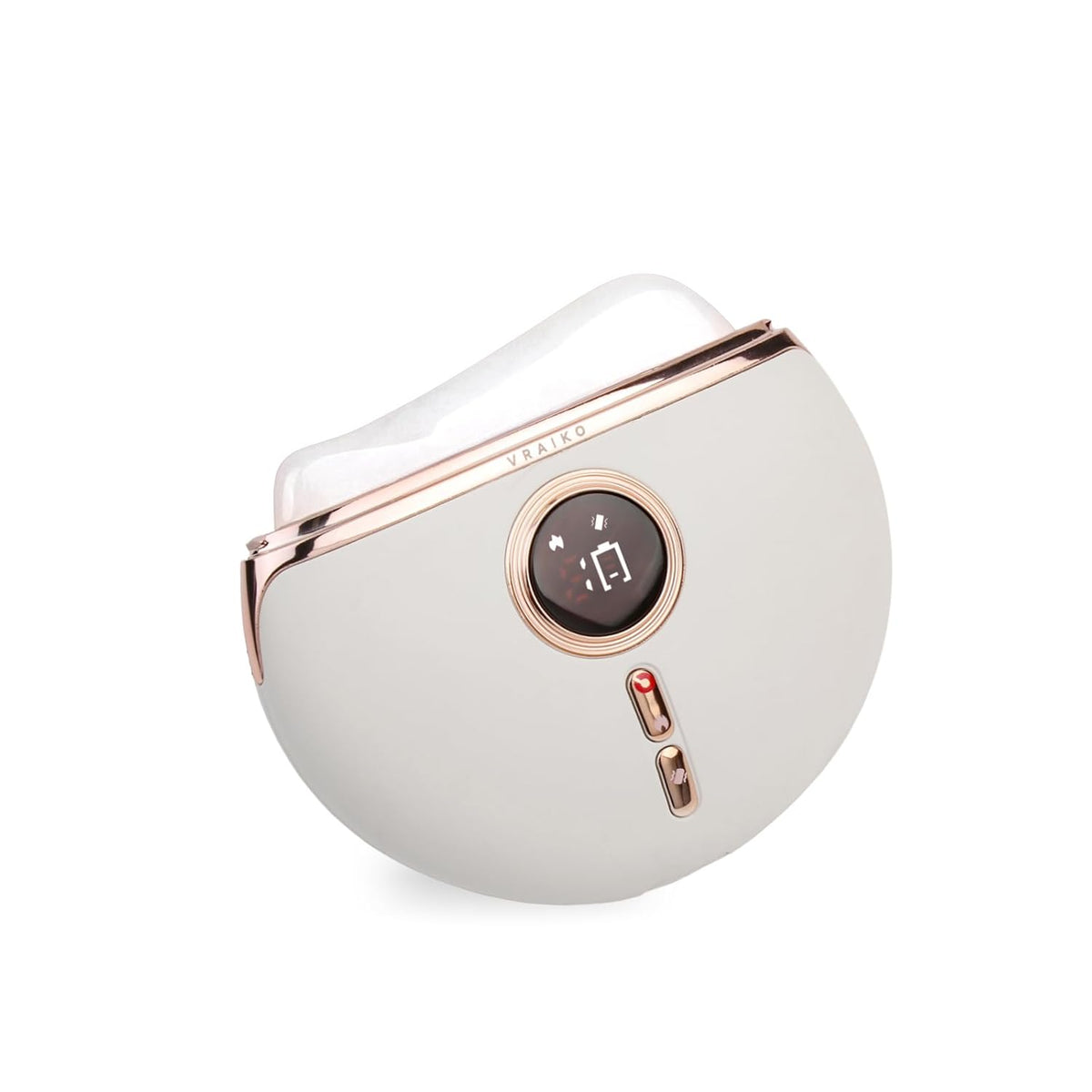 Aurora LED Gua Sha Device, Jade Stone Gua Sha Facial Tool with Heat and Vibration, Face Massager