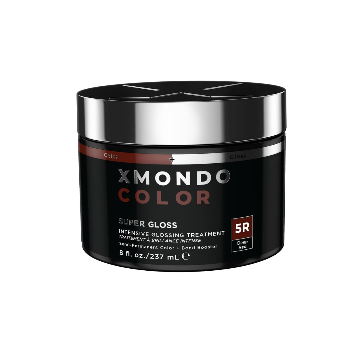 XMONDO Color Deep Red Brown Color Depositing Mask & Semi-Permanent Hair Dye Super Gloss Infused