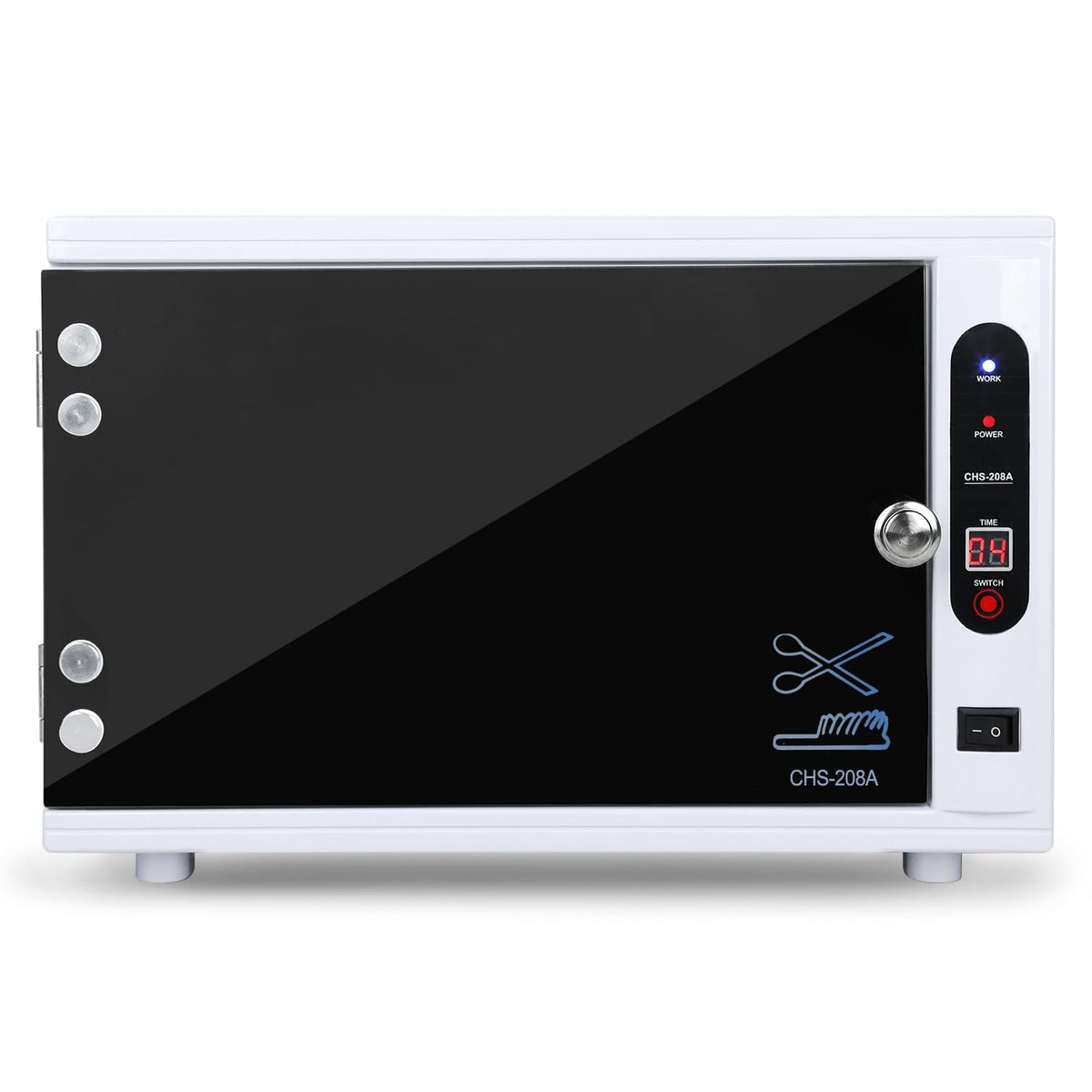 Nail Tool Cleaning Cabinet, Large Capacity Cleaner Box Cleaner Cabinet Cleaning Machine Barber Tool