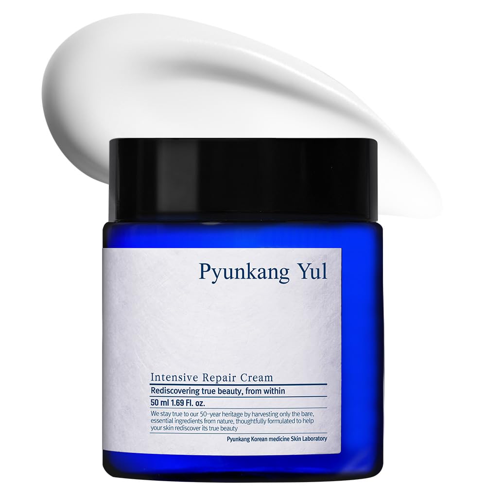 Pyunkang Yul PKY Intensive Repair Cream - Ceramide Moisturizer for Dry Skin with Shea Butter &
