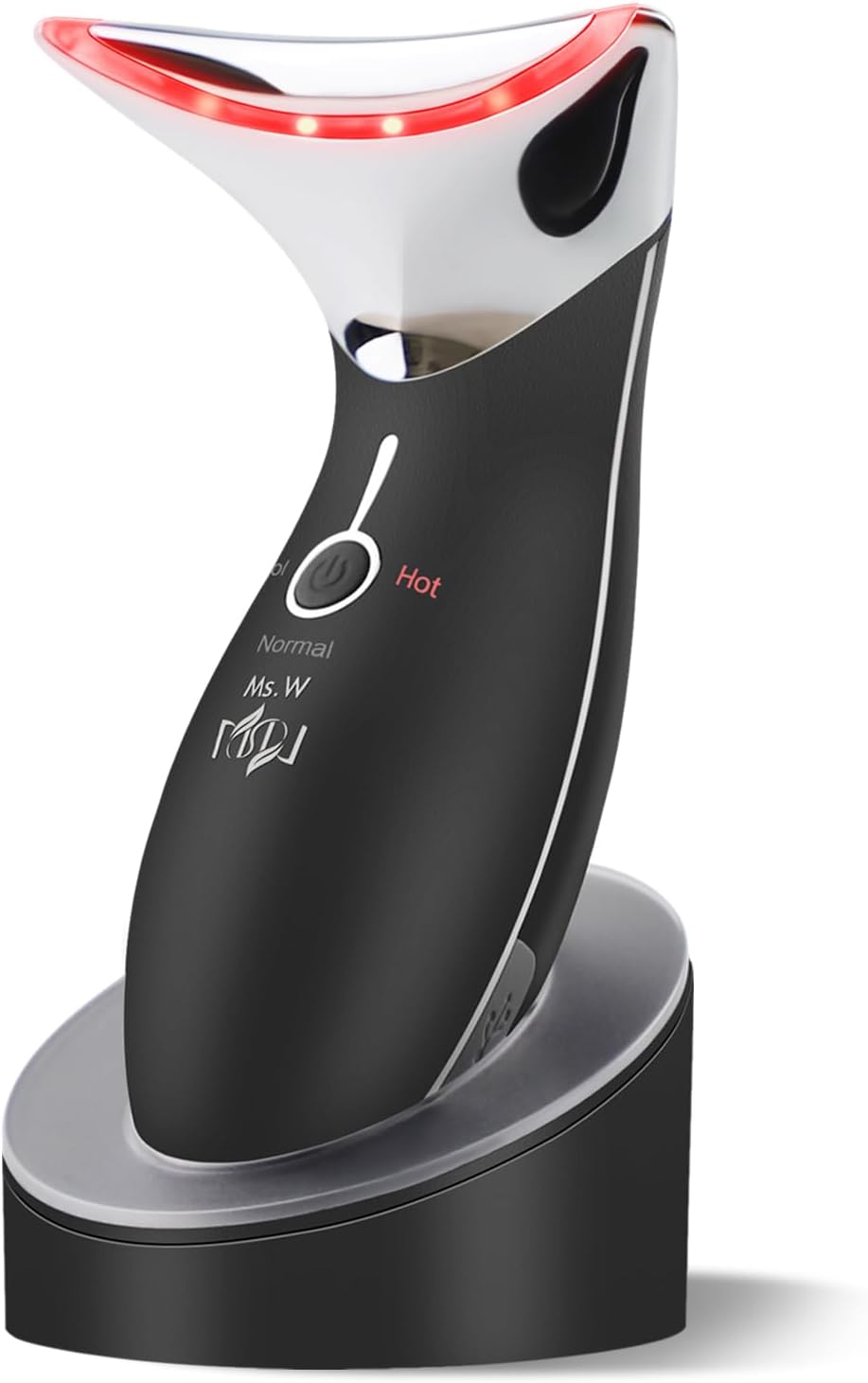 Ms.W Red Light Neck Face Massager, Facial Massager with Hot & Cold Modes for Skin Care, Vibration
