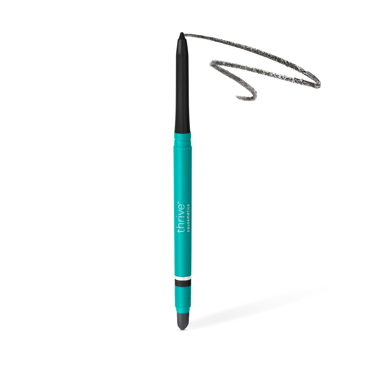 Thrive Causemetics Infinity Waterproof Eyeliner Pencil, Built In Sharpener & Smudge Tip, Long