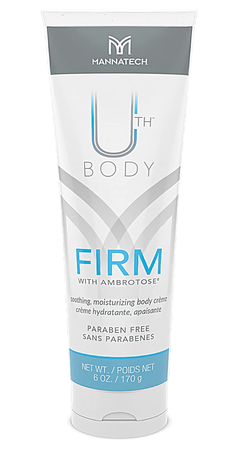 Mannatech Moisturizing Body Cream, Firm with Ambrotose 6oz. Moisturizer for Dry Skin, Refresh