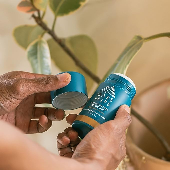 Oars + Alps Aluminum Free Deodorant for Men and Women, Dermatologist Tested and Made with Clean