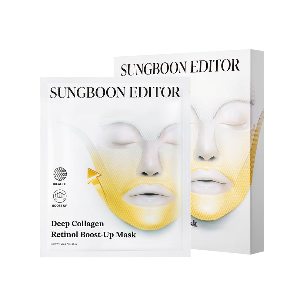 SUNGBOON EDITOR Deep Collagen Retinol Tension Boost Up Mask | Retinol, Volufiline, Lifted Skin